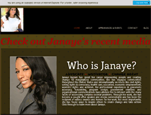 Tablet Screenshot of janayeingram.com